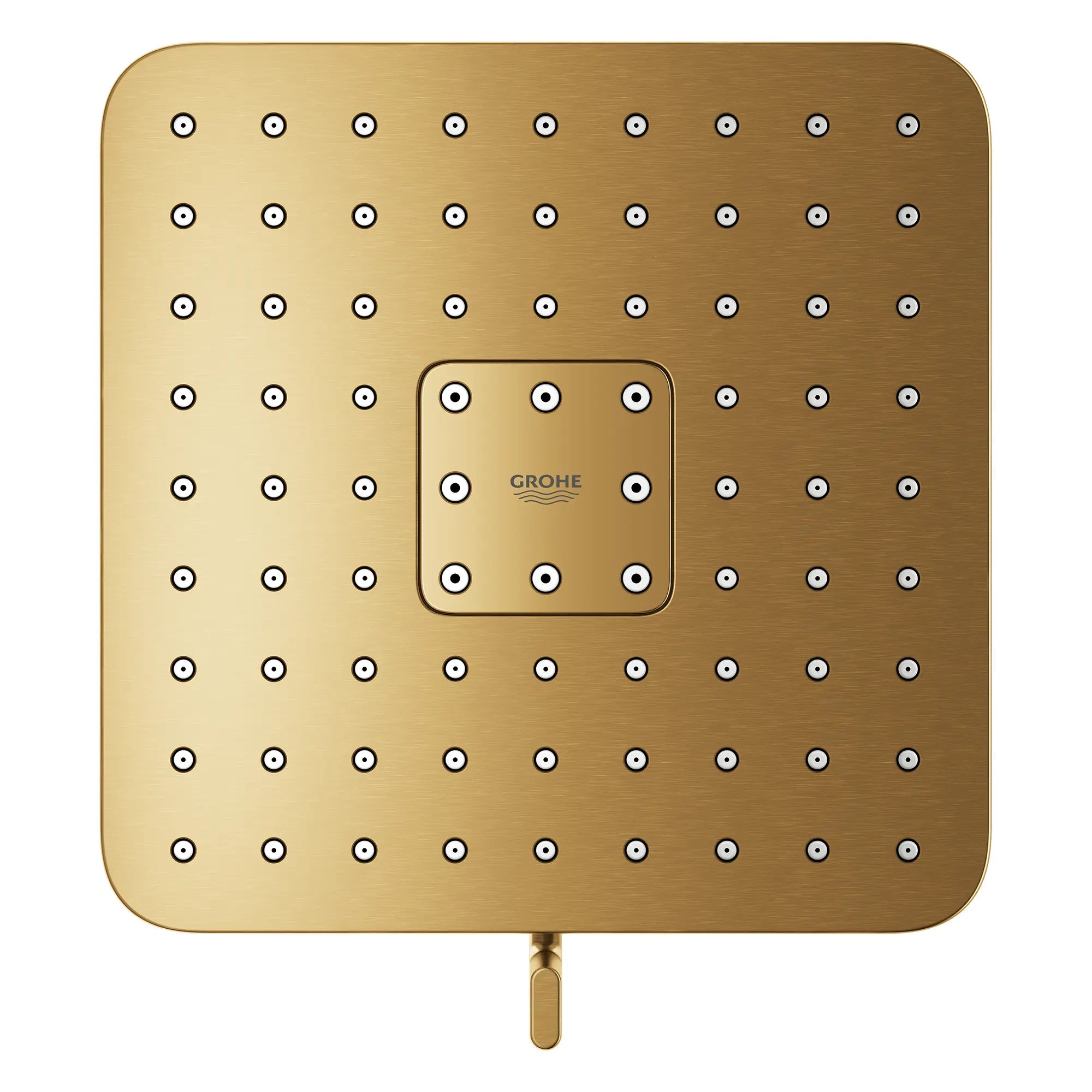 Euphoria 140 with AquaBooster Square Multi Spray Shower Head 1.75 GPM (6.6L/min) // BRUSHED COOL SUNRISE // 282520_Aquabooster_SiloOther_111721GN00_0004_April2026_0_CDNwebp.webp