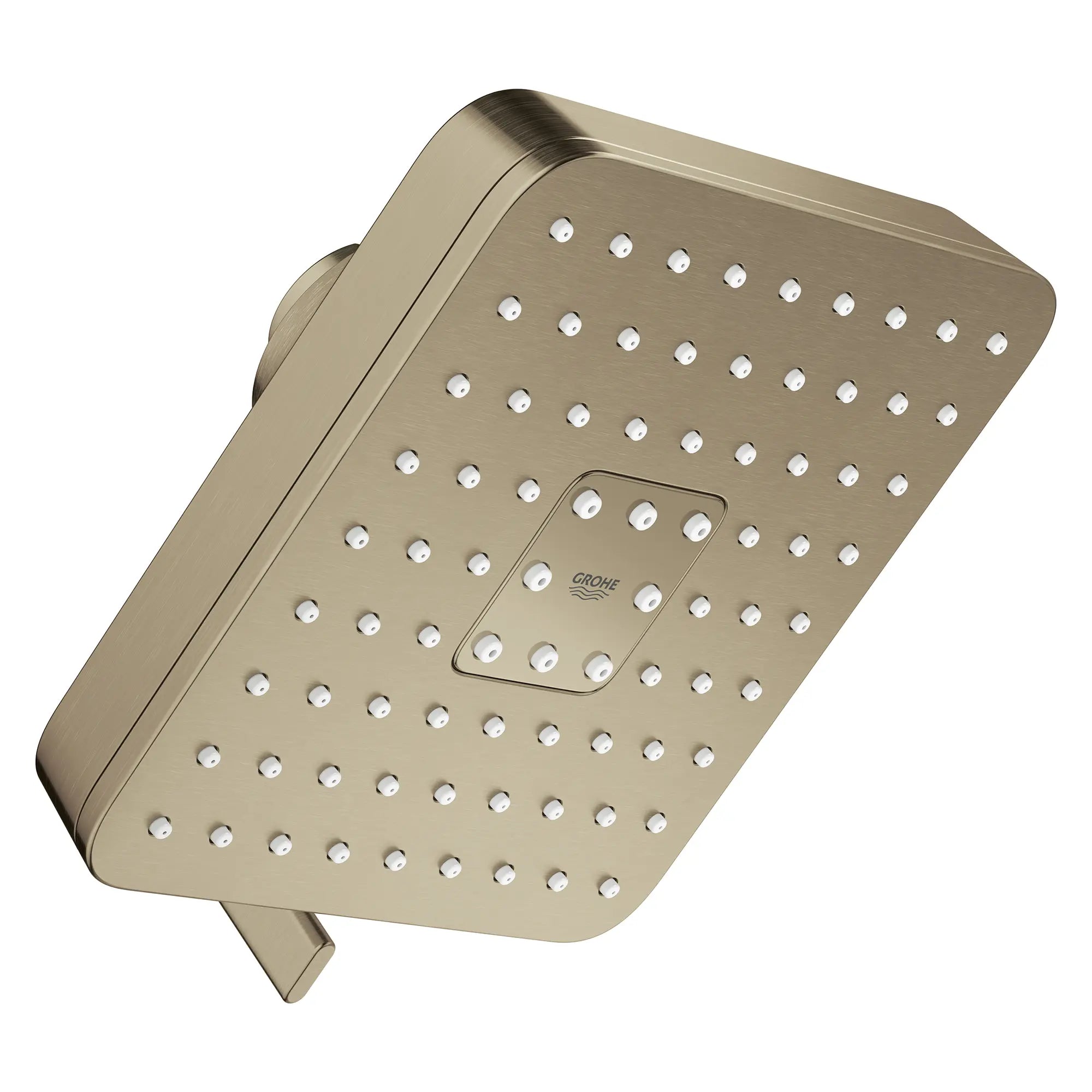 Euphoria 140 with AquaBooster Square Multi Spray Shower Head 1.75 GPM (6.6L/min) // BRUSHED NICKEL INFINITYFINISH // 282525_Aquabooster_SiloRight_111721EN00_0001_April2026_0_CDNwebp.webp
