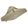 [111721EN00] Euphoria 140 with AquaBooster Square Multi Spray Shower Head - Hard Graphite
