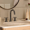 [106238A000] Listra Cross Handles for Bathroom Sink Faucet (Pair) - Brushed Cool Sunrise