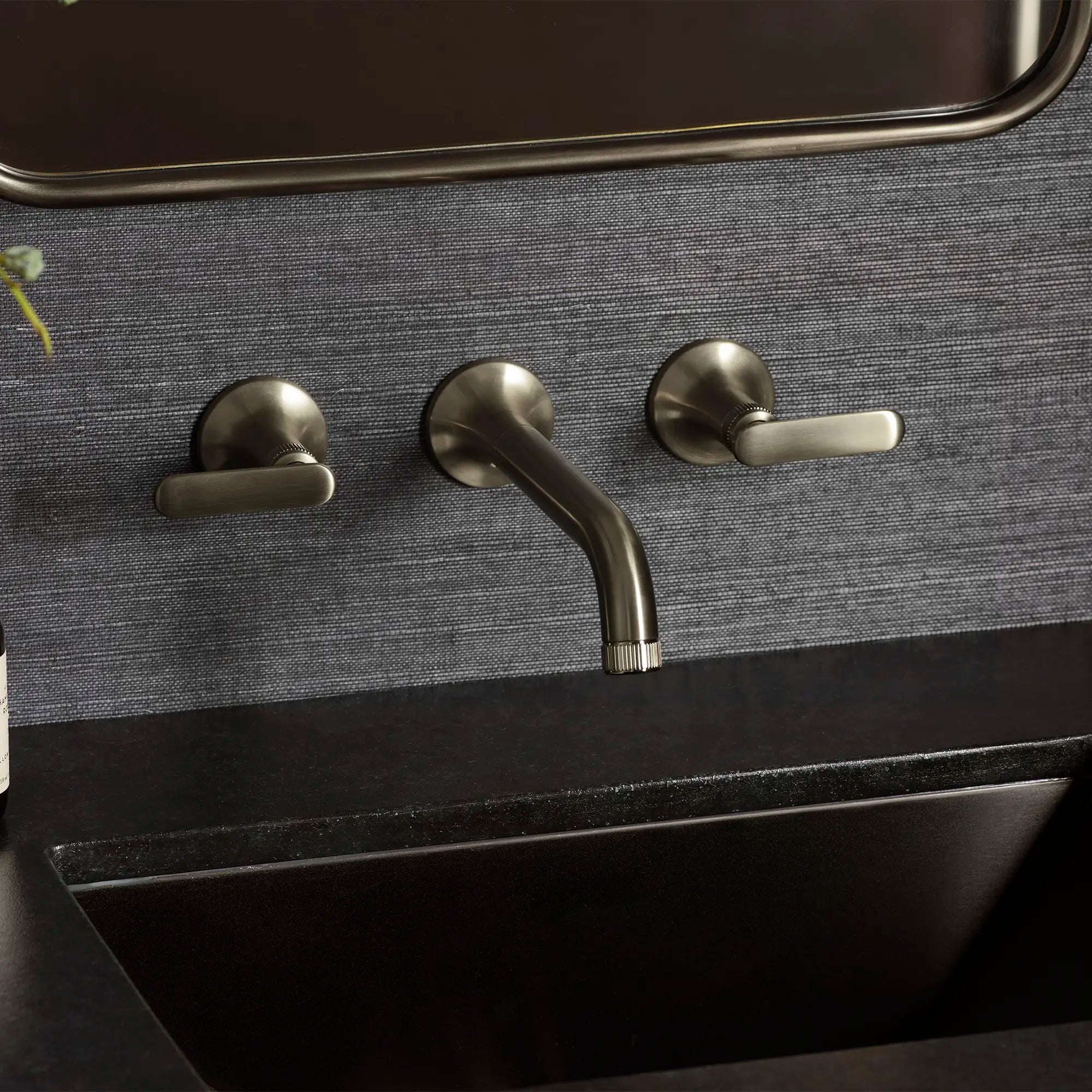 Listra Lever Handles for Bathroom Sink Faucet (Pair) // BRUSHED NICKEL INFINITYFINISH // 282561_Listra_EnvironmentCloseUp_106216EN00_106257EN00_0004_JANUARY2026_1_CDNwebp.webp