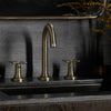 [106238EN00] Listra Cross Handles for Bathroom Sink Faucet (Pair) - Brushed Cool Sunrise