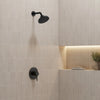 [1117272430] Tempesta 140 with AquaBooster Round Single Spray Shower Head 1.75 GPM (6.6L/min) - Matte Black
