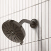 [111716A000] Euphoria 140 with AquaBooster Round Multi Spray Shower Head 1.75 GPM (6.6L/min) - Brushed Nickel InfinityFinish