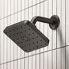 [111718A000] Euphoria 140 with AquaBooster Square Single Spray Shower Head 1.75 GPM (6.6L/min) - GROHE StarLight Chrome