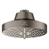 [111611AL00] Rainshower Aqua 140 Multi Spray 5 1/2" Shower Head with Aqua Booster 1.75 GPM (6.6 L/min) - Hard Graphite