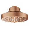 [111611DL00] Rainshower Aqua 140 Multi Spray 5 1/2" Shower Head with Aqua Booster 1.75 GPM (6.6 L/min) - Hard Graphite