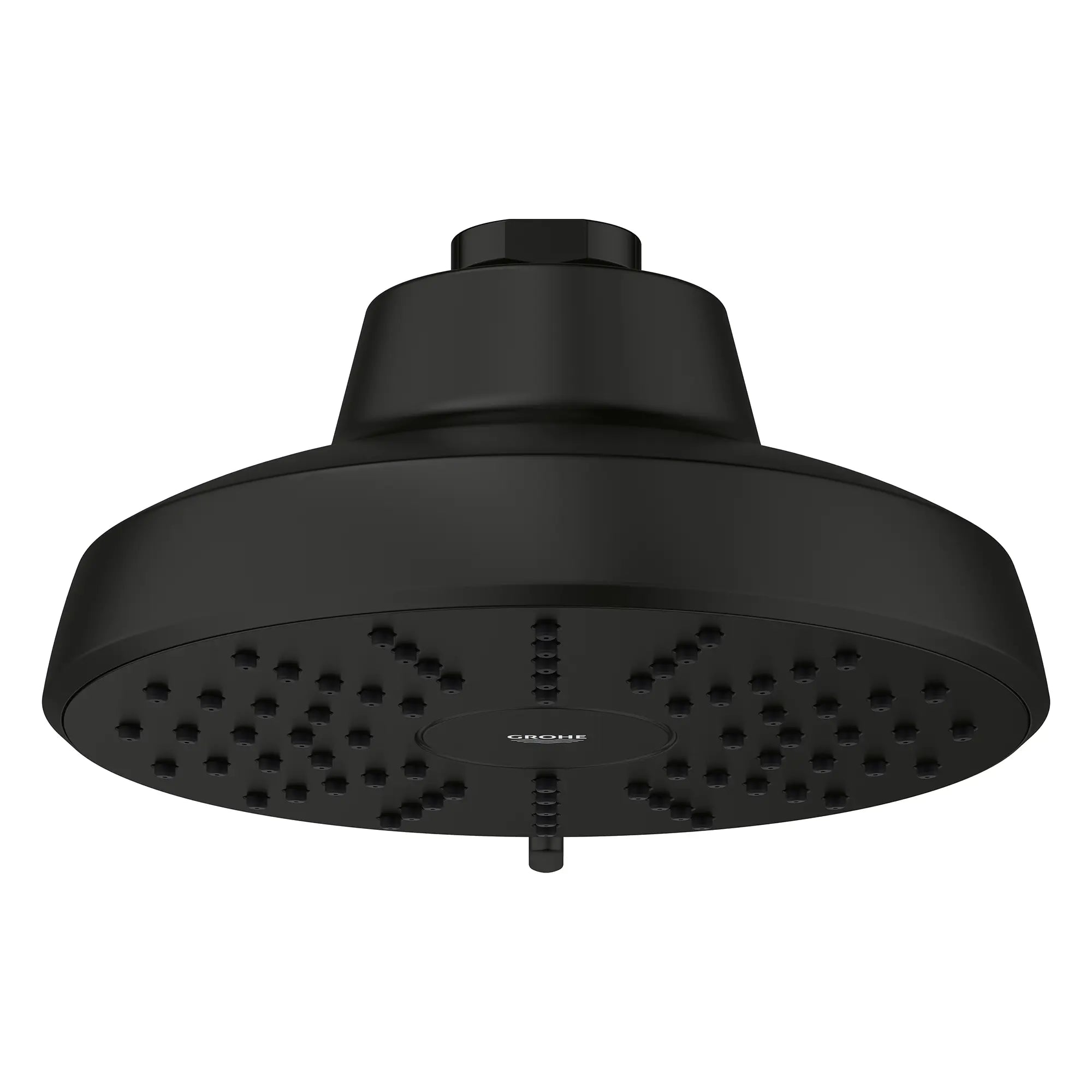 Tempesta 140 with AquaBooster Round Multi Spray Shower Head 1.75 GPM (6.6L/min) // MATTE BLACK // 283648_Aquabooster_SiloFront_1117462430_0001_April2026_0_CDNwebp.webp