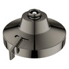 [111611A000] Rainshower Aqua 140 Multi Spray 5 1/2" Shower Head with Aqua Booster 1.75 GPM (6.6 L/min) - Hard Graphite