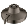 [111611AL00] Rainshower Aqua 140 Multi Spray 5 1/2" Shower Head with Aqua Booster 1.75 GPM (6.6 L/min) - Hard Graphite