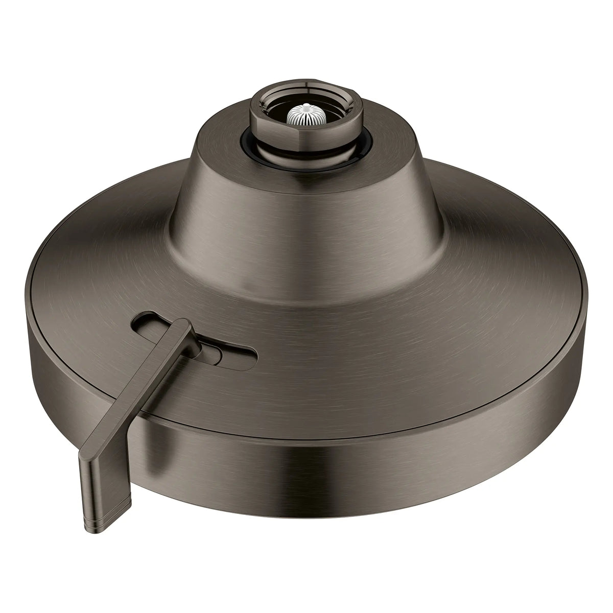 Rainshower Aqua 140 Multi Spray 5 1/2" Shower Head with AquaBooster 1.75 GPM (6.6 L/min) // BRUSHED HARD GRAPHITE // 283658_Aquabooster_SiloOther_111611AL00_111659AL00_0004_April2026_0_CDNwebp.webp