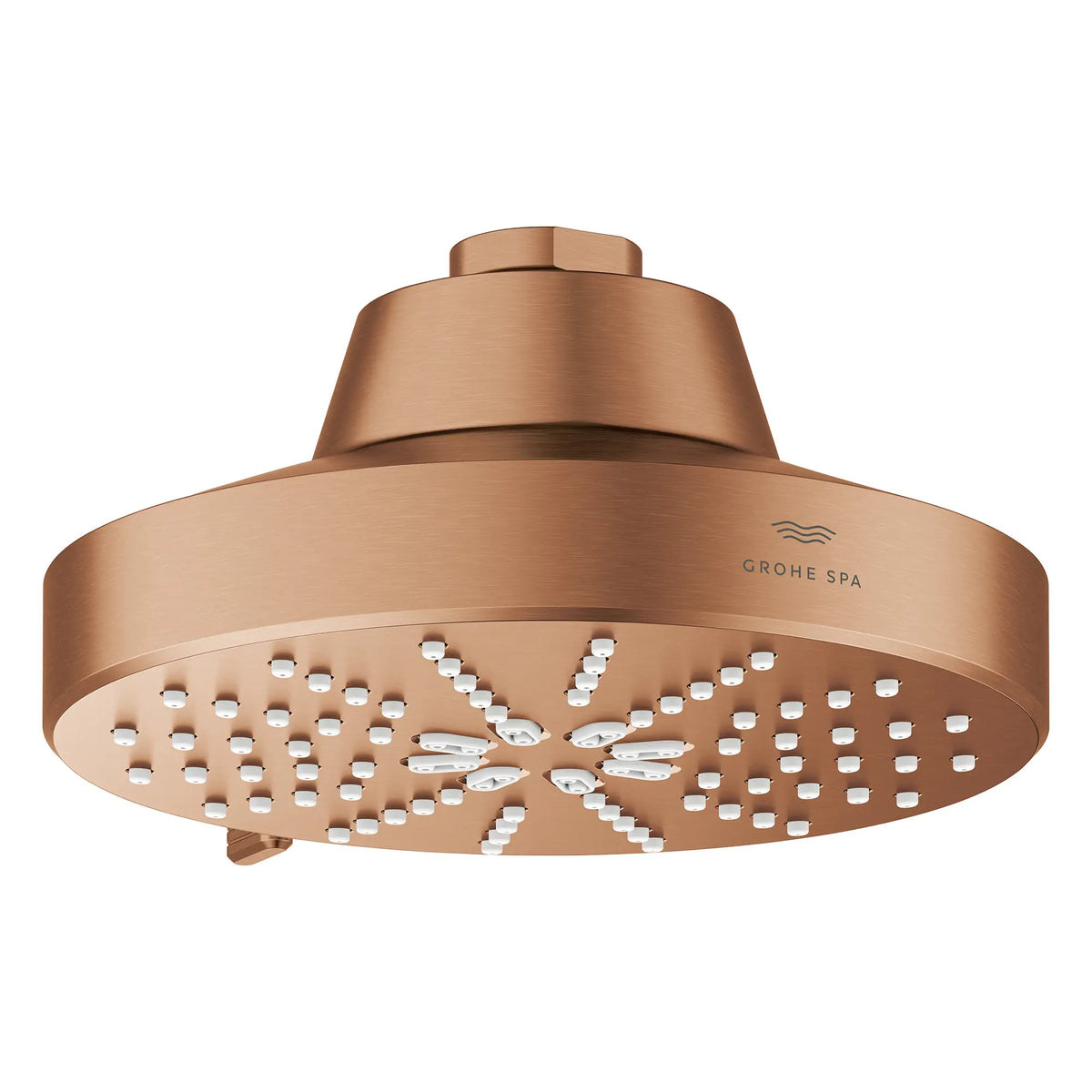 Rainshower Aqua 140 Multi Spray 5 1/2" Shower Head with AquaBooster 1.75 GPM (6.6 L/min) // BRUSHED WARM SUNSET // 283661_Aquabooster_SiloOther_111611DL00_111659DL00_0003_April2026_0_CDNwebp.webp