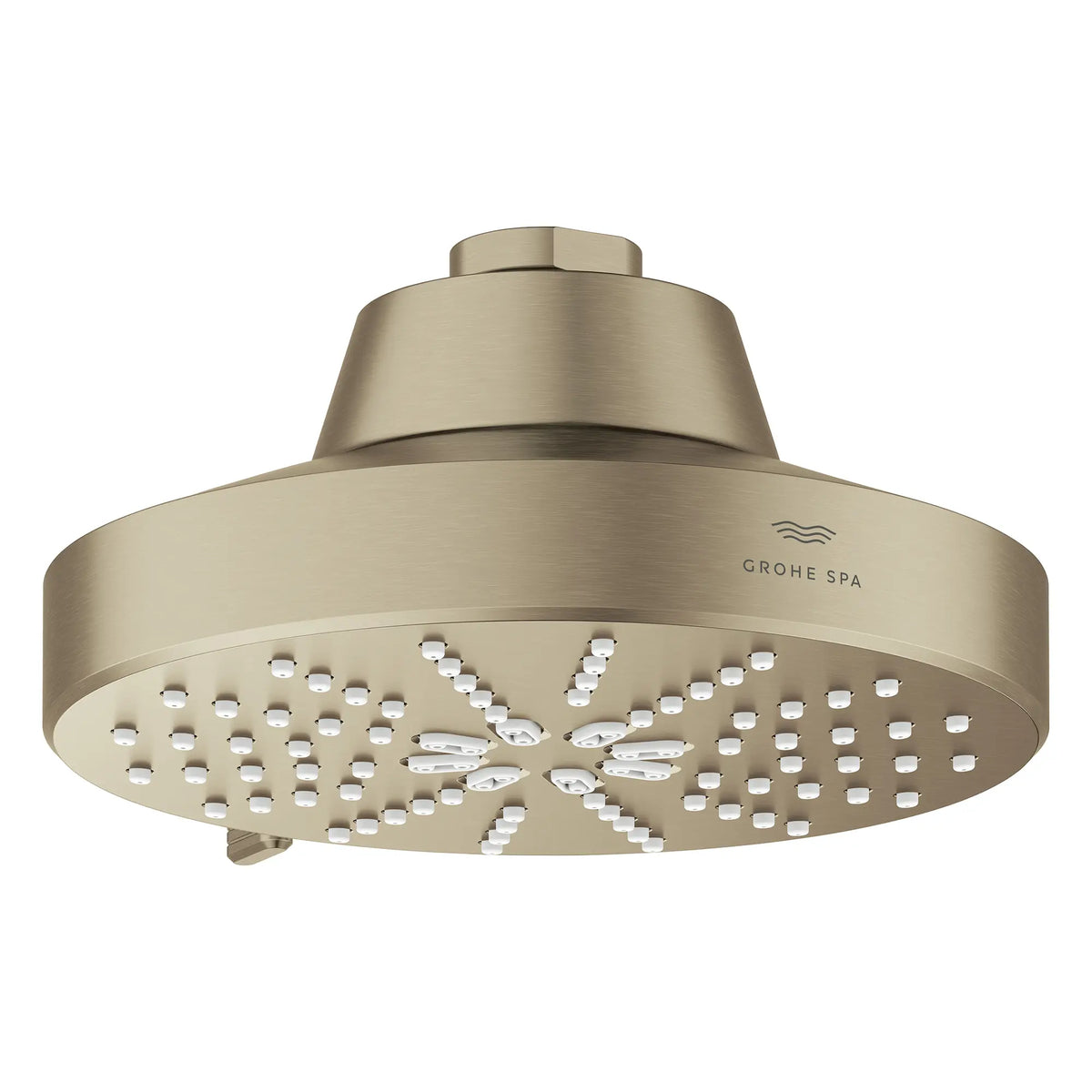 Rainshower Aqua Multi Spray 5 1/2" Showerhead with AquaBooster 2.5 GPM (9.5 L/min) // BRUSHED NICKEL INFINITYFINISH // 283664_Aquabooster_SiloOther_111611EN00_111659EN00_008_01_0001_April2026_0_CDNwebp.webp