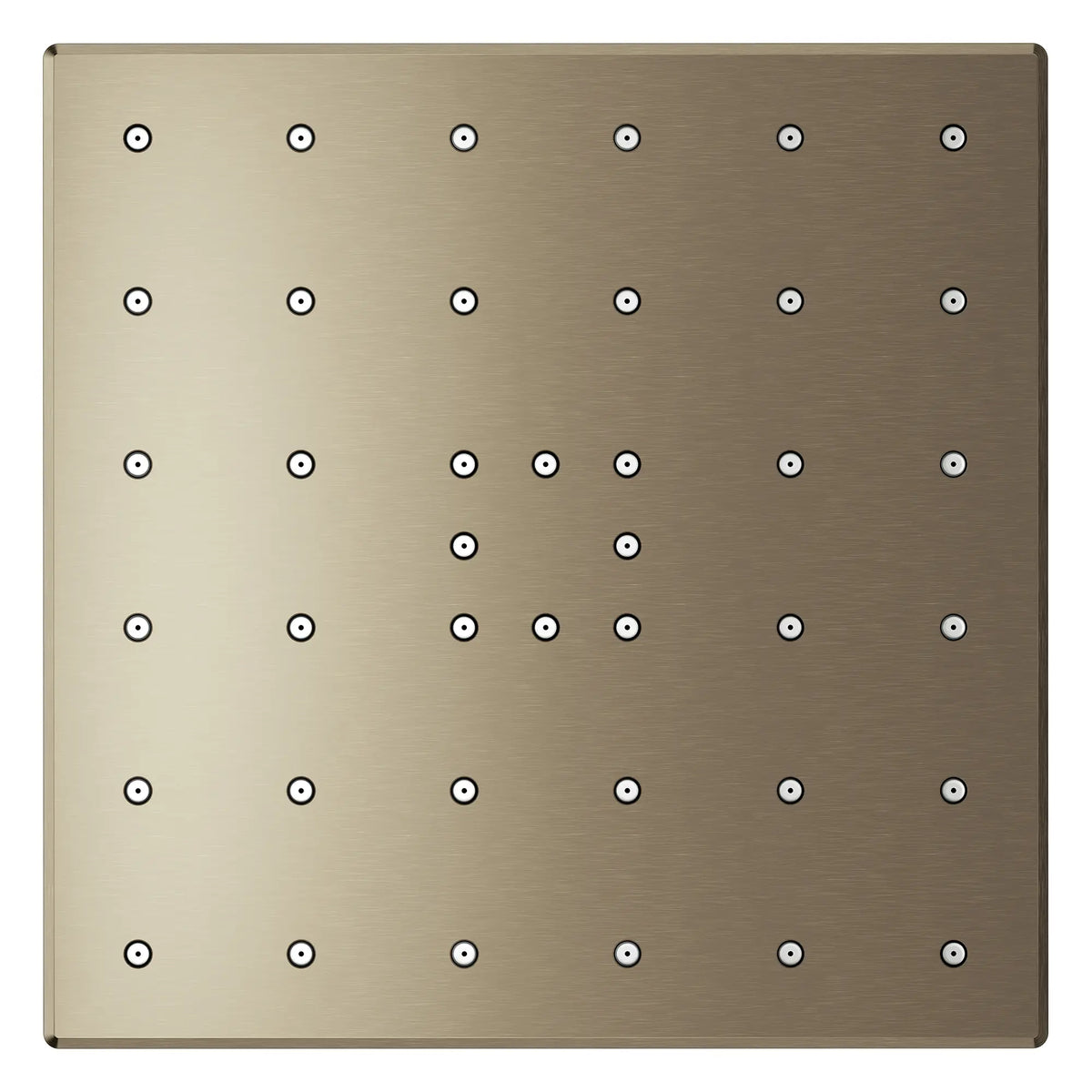 Rainshower Aqua Single Spray 5 1/2" Square Showerhead with AquaBooster 1.75 GPM (6.6 L/min) // BRUSHED NICKEL INFINITYFINISH // 283674_Aquabooster_SiloOther_111661EN00_111668EN00_004_01_0001_April2026_0_CDNwebp.webp