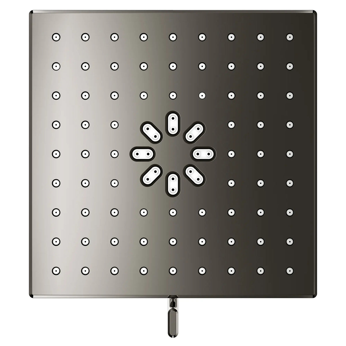 Rainshower Aqua Multi Spray 5 1/2" Square Shower Head with AquaBooster 1.75 GPM (6.6 L/min) // HARD GRAPHITE // 283676_Aquabooster_SiloOther_111672A000_111673A000_004_01_0001_April2026_0_CDNwebp.webp