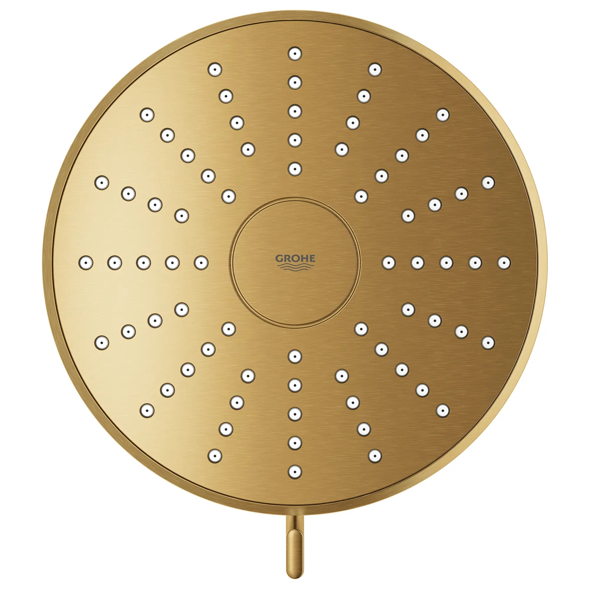 Tempesta 140 with AquaBooster Round Multi Spray Shower Head 1.75 GPM (6.6L/min) // BRUSHED COOL SUNRISE // 283734_Aquabooster_SiloOther_111746GN00_0002_April2026_0_CDNwebp.webp