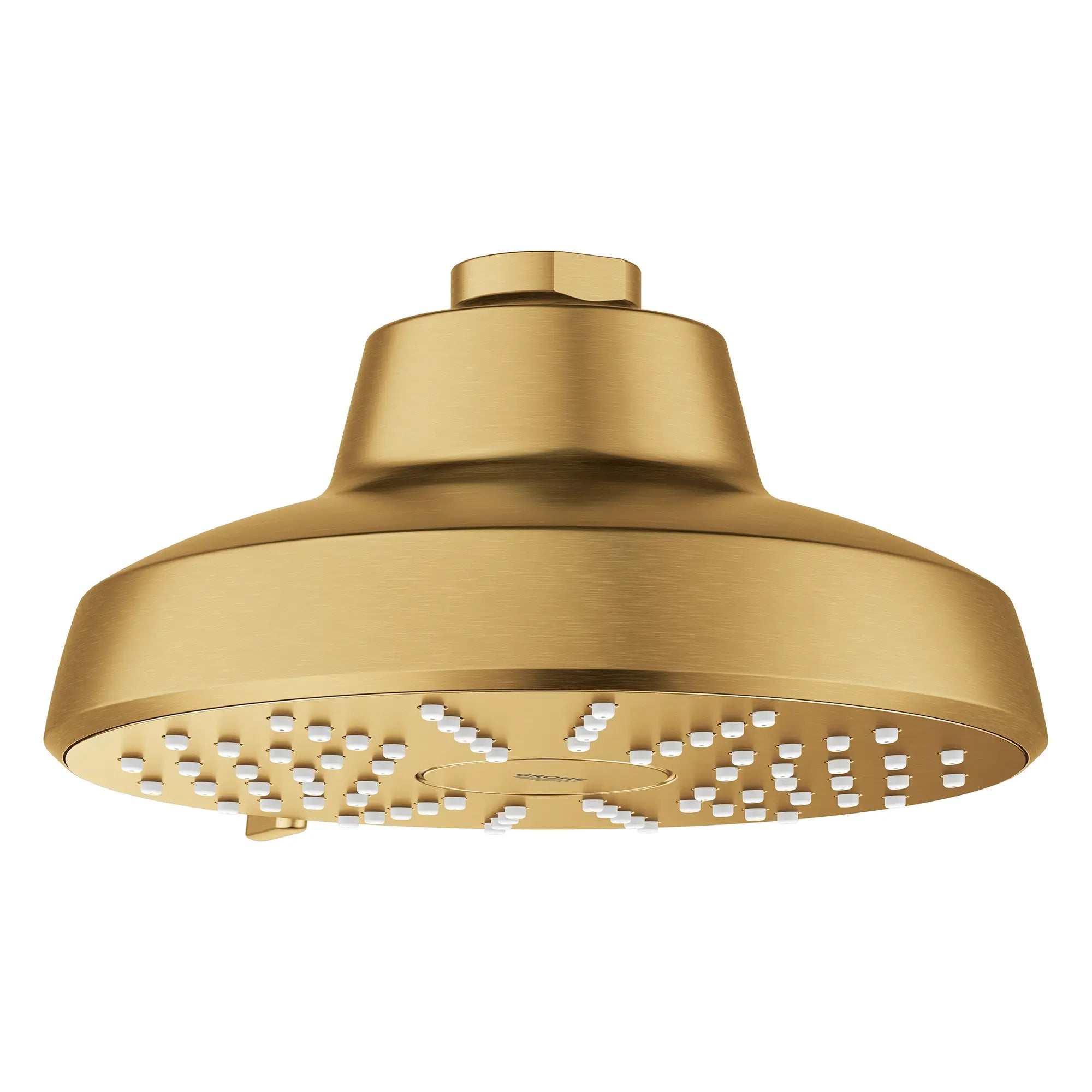 Tempesta 140 with AquaBooster Round Multi Spray Shower Head 1.75 GPM (6.6L/min) // BRUSHED COOL SUNRISE // 283735_Aquabooster_SiloOther_111746GN00_0003_April2026_0_CDNwebp.webp