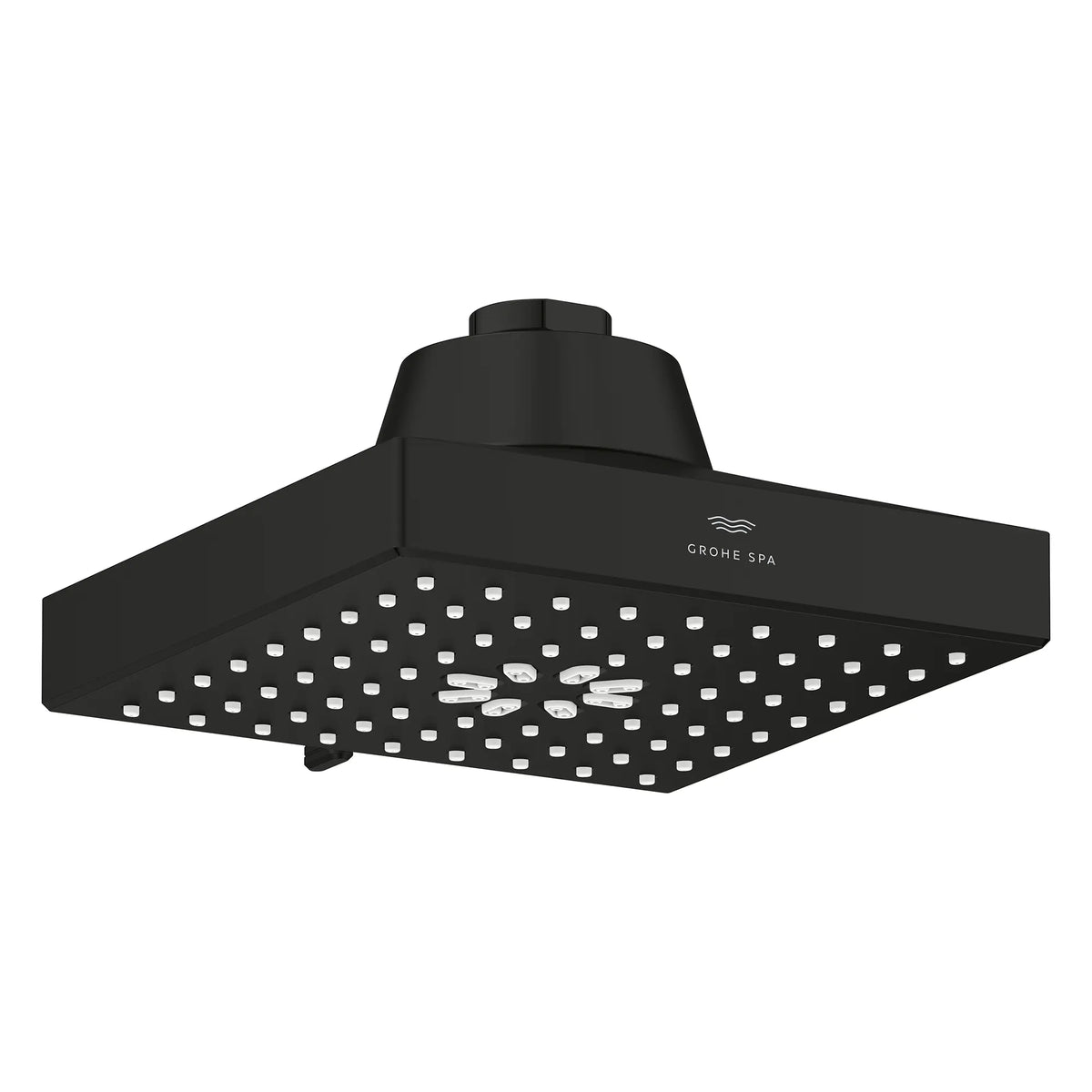 Rainshower Aqua Multi Spray 5 1/2" Square Showerhead with AquaBooster 2.5 GPM (9.5 L/min) // MATTE BLACK // 283753_Aquabooster_SiloOther_1116722430_1116732430_0003_April2026_0_CDNwebp.webp