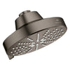 [111611AL00] Rainshower Aqua 140 Multi Spray 5 1/2" Shower Head with Aqua Booster 1.75 GPM (6.6 L/min) - Hard Graphite