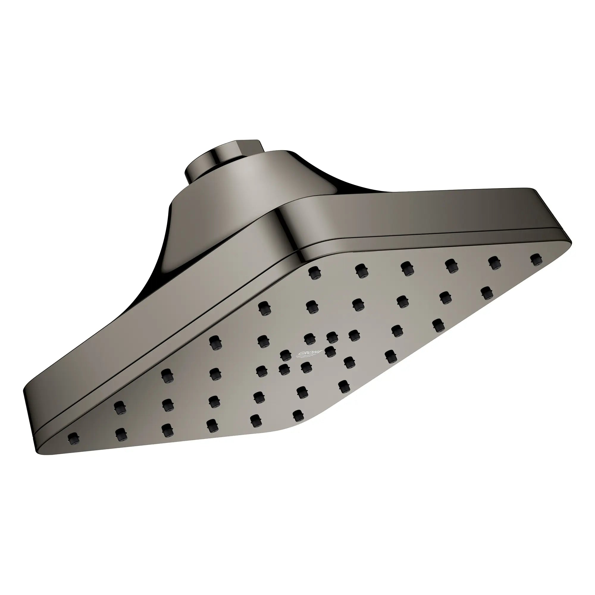 Euphoria 140 with AquaBooster Square Single Spray Shower Head 1.75 GPM (6.6L/min) // HARD GRAPHITE // 283815_Aquabooster_SiloRight_111718A000_0002_April2026_0_CDNwebp.webp