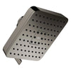 [111721A000] Euphoria 140 with AquaBooster Square Multi Spray Shower Head 1.75 GPM (6.6L/min) - Hard Graphite