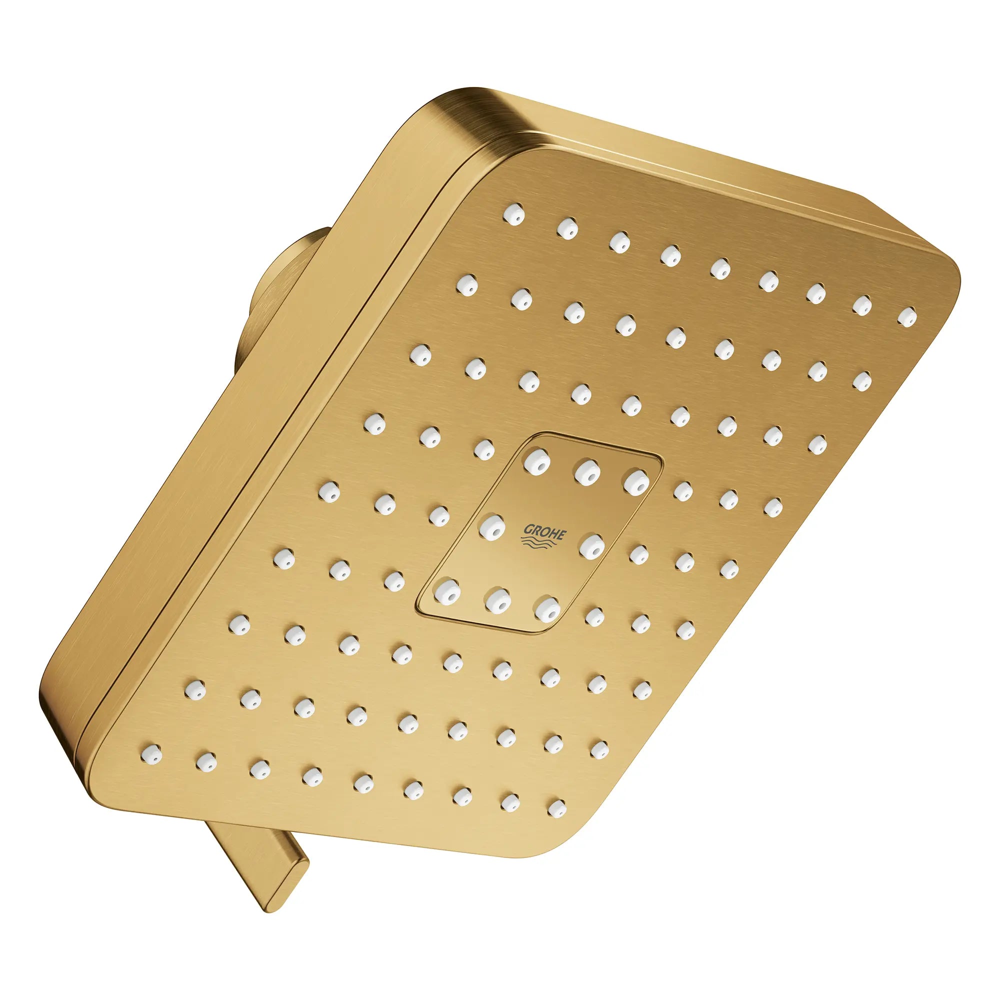 Euphoria 140 with AquaBooster Square Multi Spray Shower Head 1.75 GPM (6.6L/min) // BRUSHED COOL SUNRISE // 283824_Aquabooster_SiloRight_111721GN00_0001_April2026_0_CDNwebp.webp