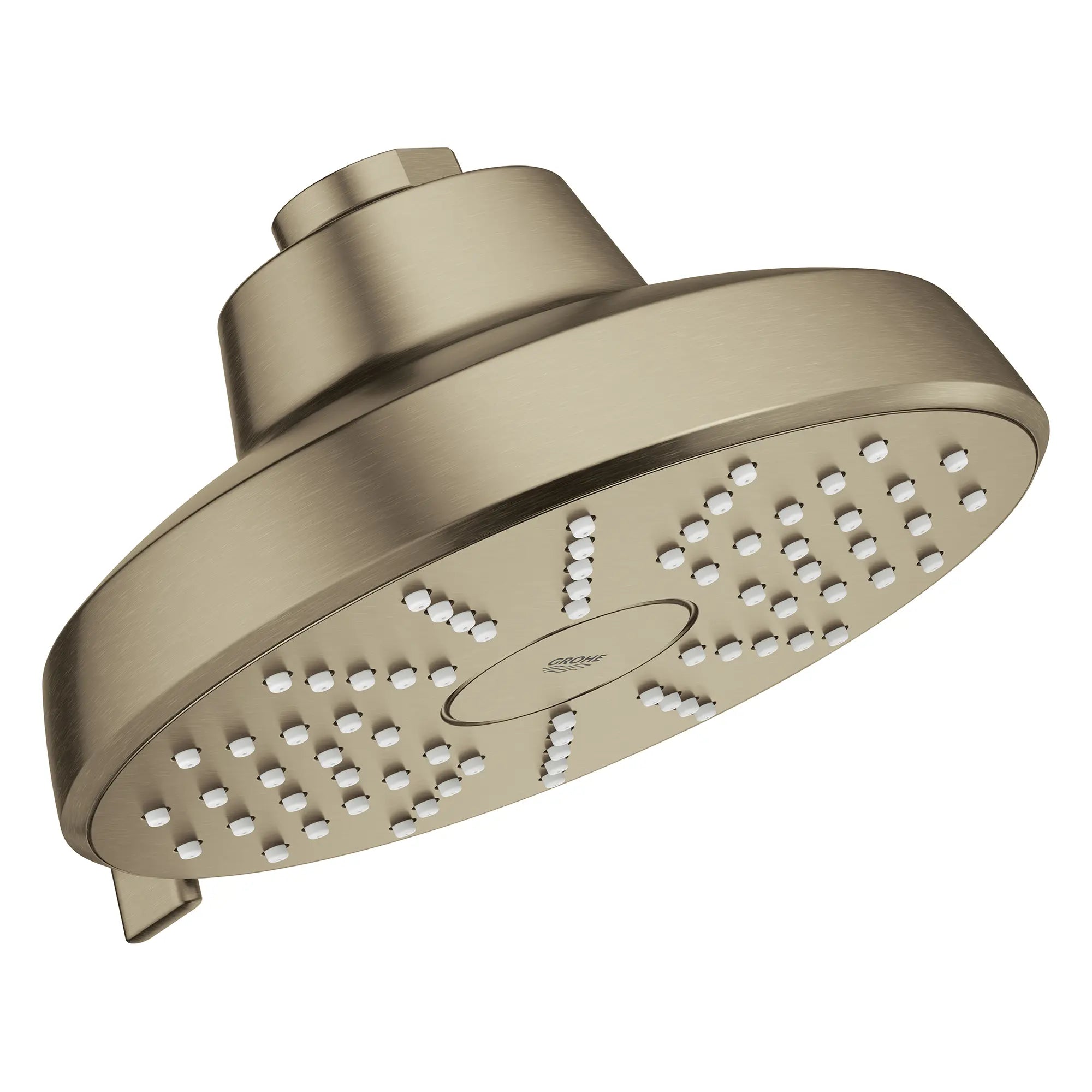 Tempesta 140 with AquaBooster Round Multi Spray Shower Head 1.75 GPM (6.6L/min) // BRUSHED NICKEL INFINITYFINISH // 283834_Aquabooster_SiloRight_111746EN00_0009_April2026_0_CDNwebp.webp