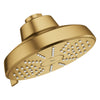 [111746GN00] Tempesta 140 with AquaBooster Round Multi Spray Shower Head 1.75 GPM (6.6L/min) - Brushed Cool Sunrise
