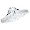 [1117180000] Euphoria 140 with AquaBooster Square Single Spray Shower Head 1.75 GPM (6.6L/min) - Matte Black