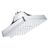 [1117210000] Euphoria 140 with AquaBooster Square Multi Spray Shower Head 1.75 GPM (6.6L/min) - Hard Graphite
