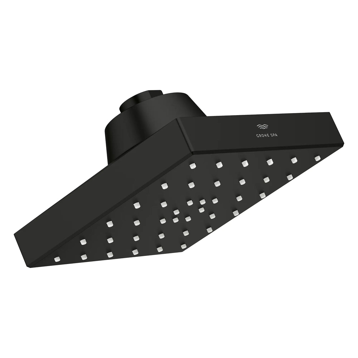 Rainshower Aqua Single Spray 5 1/2" Square Showerhead with AquaBooster 1.75 GPM (6.6 L/min) // MATTE BLACK // 283871_Aquabooster_SiloRight_SiloRight_1116612430_1116682430_0002_April2026_0_CDNwebp.webp