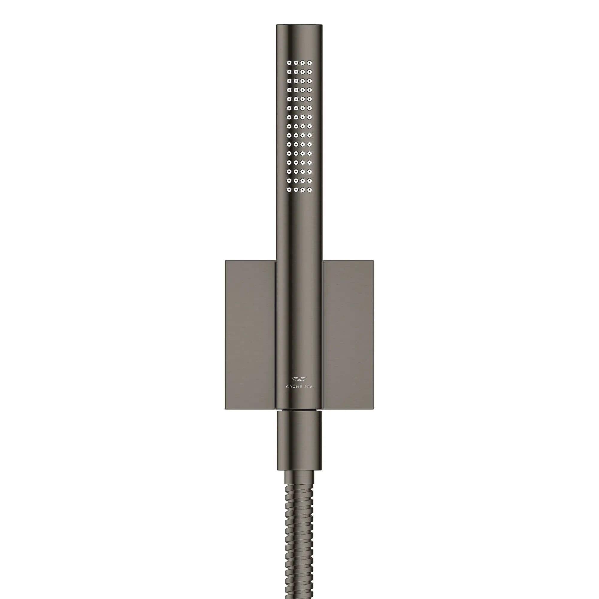 Rainshower Aqua Dual Spray Stick Handshower w/Magnetic Holder 1.75 GPM (6.6 L/min) // BRUSHED HARD GRAPHITE // 284093_Rainshower_SiloFront_105096AL00_0001_April2026_0_CDNwebp.webp