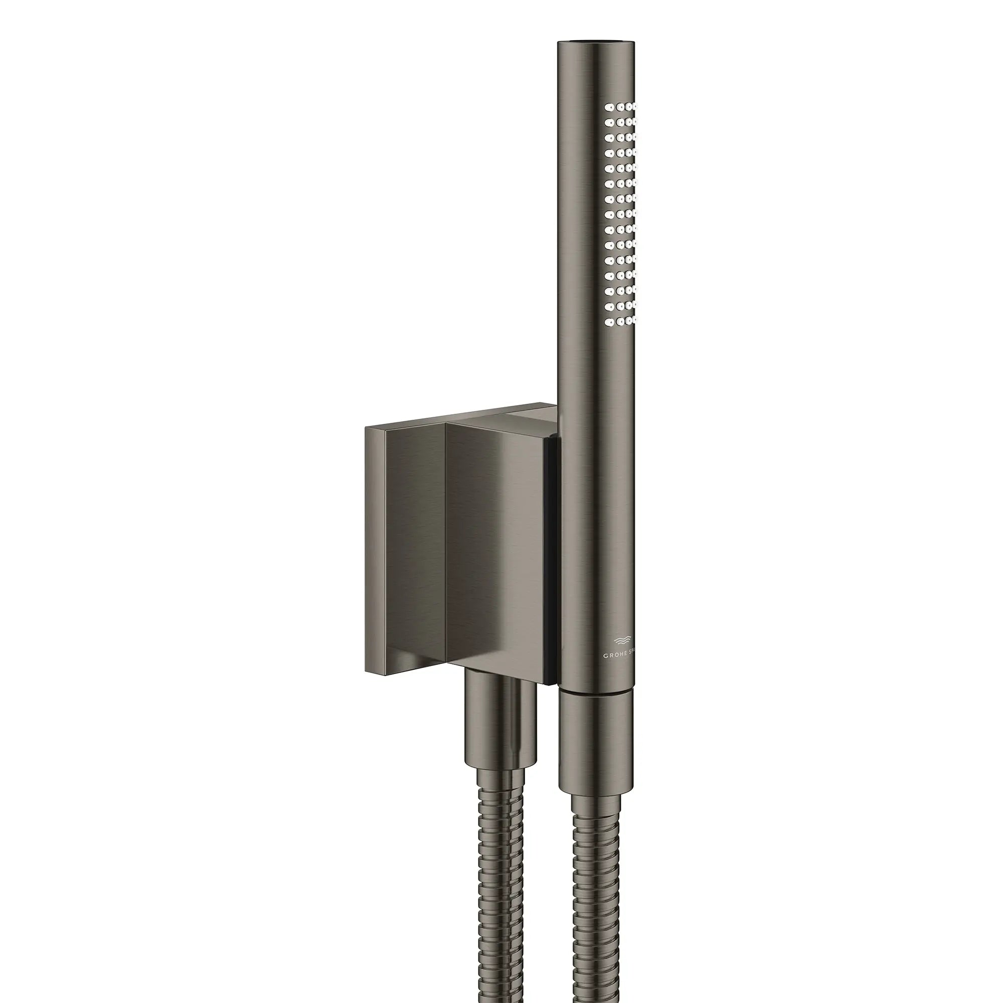 Rainshower Aqua Dual Spray Stick Handshower w/Magnetic Holder 1.75 GPM (6.6 L/min) // BRUSHED HARD GRAPHITE // 284124_Rainshower_SiloRight_105096AL00_0001_April2026_0_CDNwebp.webp