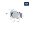 [28629EN1] Tempesta Wall Union with Hand Shower Holder - Brushed Nickel InfinityFinish