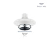 [104989GN00] Rainshower Aqua Tiles Mist Nozzle  0.2 GPM (0.76L/min) - Brushed Cool Sunrise