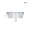 [134922GN00] Rainshower Aqua Tiles Rainshower Trim Plate 1.75 GPM (6.6 L/min) - Brushed Cool Sunrise