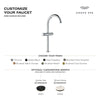 [105342GN00] Atrio Private Collection Single Hole Two-Handle Vessel Sink Faucet with Knob Handles, 1.2 GPM (4.5 L/min) - Brushed Cool Sunrise