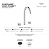 [105339DL00] Atrio Private Collection 8-inch Widespread 2-Handle M-Size Bathroom Faucet with Knob Handles, 1.2 GPM (4.5 L/min) - Brushed Warm Sunset