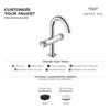 [1053410000] Atrio Private Collection Single Hole Two-Handle M-Size Bathroom Faucet with Knob Handles, 1.2 GPM (4.5 L/min) - GROHE StarLight Chrome