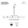 [105772A000] Atrio Private Collection 2-Handle Free Standing Tub Filler with Knob Handles, with 1.75 GPM Hand Shower - Hard Graphite