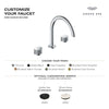 [105365GN00] Atrio Private Collection 3-Hole 2-Handle Deck Mount Roman Tub Faucet with Knob Handles - Brushed Cool Sunrise