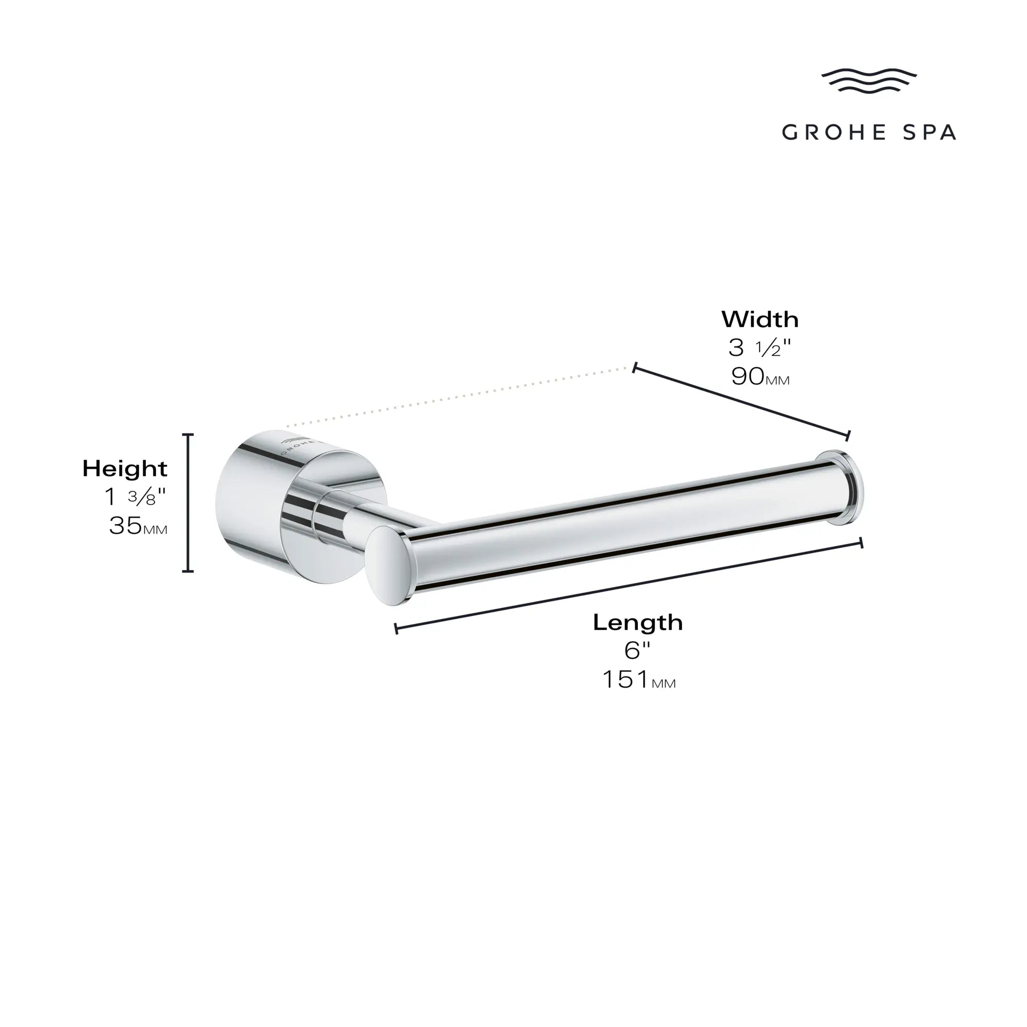 Atrio Toilet Paper Holder without Cover // HARD GRAPHITE // 284735_Atrio_Infographic_40891_0001_APR2026_0_CDNwebp.webp