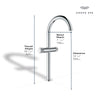 [105342GN00] Atrio Private Collection Single Hole Two-Handle Vessel Sink Faucet with Knob Handles, 1.2 GPM (4.5 L/min) - Brushed Cool Sunrise