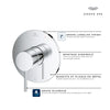 [14214EN0] Atrio Pressure Balance Valve Trim with Cartridge - Brushed Nickel InfinityFinish