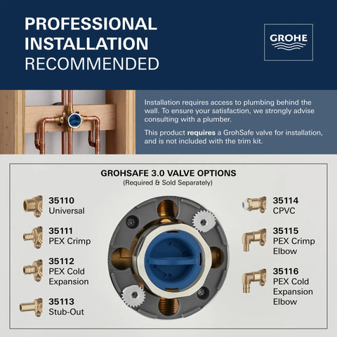 Pressure Balance Valve Trim with Cartridge - Brushed Cool Sunrise