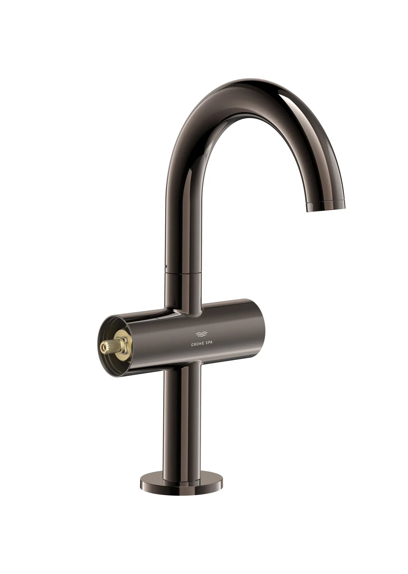 Atrio Single Hole Two-Handle M-Size Bathroom Faucet without Handles, 1.2 GPM (4.5 L/min) // HARD GRAPHITE // 284885_Atrio_PC_SiloRight_21148A000_48458A000_0002_JANUARY2026_0_CDNwebp.webp