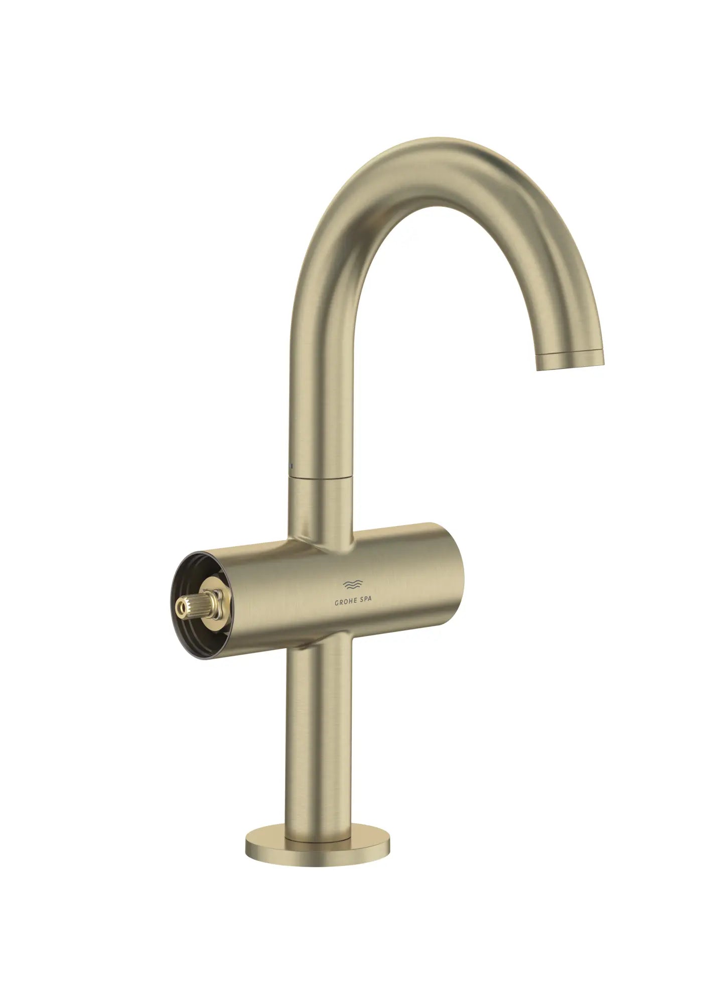 Atrio Single Hole Two-Handle M-Size Bathroom Faucet without Handles, 1.2 GPM (4.5 L/min) // BRUSHED NICKEL INFINITYFINISH // 284888_Atrio_PC_SiloRight_21148EN00_48458EN00_0002_JANUARY2026_0_CDNwebp.webp