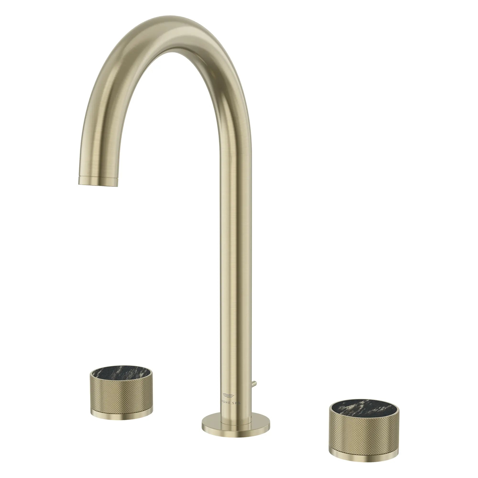 Atrio Private Collection 8-inch Widespread 2-Handle M-Size Bathroom Faucet with Knob Handles, 1.2 GPM (4.5 L/min) // BRUSHED NICKEL INFINITYFINISH // 285287_Atrio_PC_SiloLeft_105339EN00_48461_0001_APRIL2026_0_CDNwebp.webp