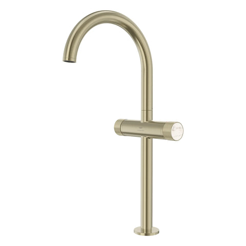 Atrio Private Collection Single Hole Two-Handle Vessel Sink Faucet with Knob Handles, 1.2 GPM (4.5 L/min) - Brushed Nickel InfinityFinish
