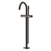 [105772A000] Atrio Private Collection 2-Handle Free Standing Tub Filler with Knob Handles, with 1.75 GPM Hand Shower - Hard Graphite